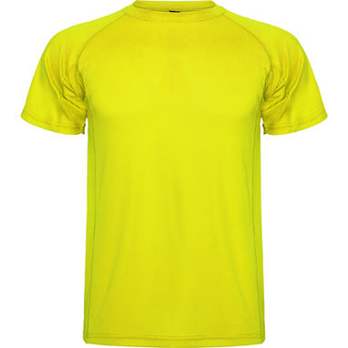 MONTECARLO Футболка для занятий спортом, цвет желтый флюорисцентный  размер S - CA042501221- Фото №1