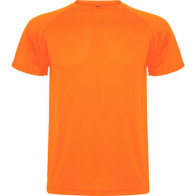 MONTECARLO Футболка для занятий спортом, цвет оранжевый флюорисцентный  размер S - CA042501223- Фото №1