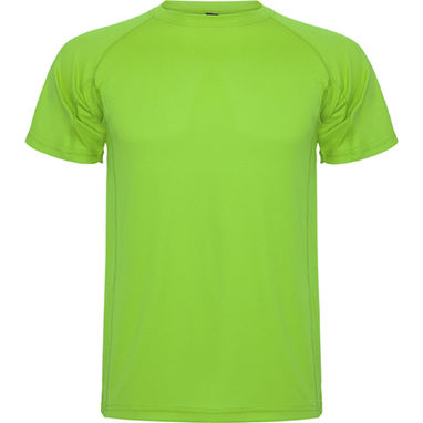 MONTECARLO Технічна футболка з коротким рукавом, колір лайм  розмір S - CA042501225- Фото №1