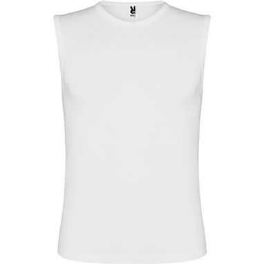CAWLEY Приталена футболка с гострим вирізом, колір білий  розмір M - CA65570201- Фото №1