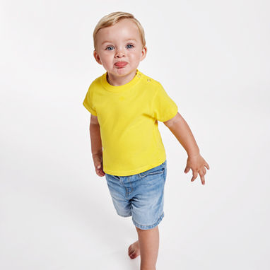 BABY Футболка дитяча з коротким рукавом, колір жовтий  розмір 6 MESES - CA65643503- Фото №2