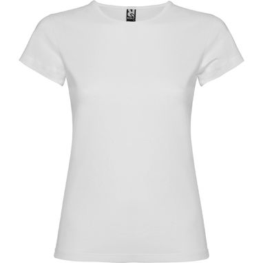 BALI Очень удобная приталенная футболка с коротким рукавом и воротом на резинке, цвет белый  размер S - CA65970101- Фото №1
