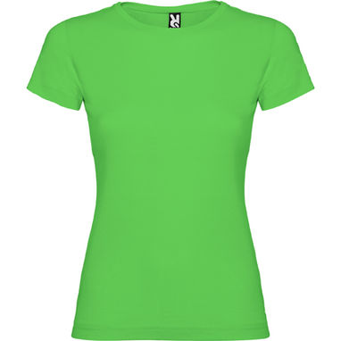 JAMAICA Приталенная футболка с круглым вырезом, цвет светло-зеленый  размер S - CA662701114- Фото №1