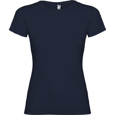 JAMAICA Приталенная футболка с круглым вырезом, цвет темно-синий  размер S - CA66270155- Фото №1