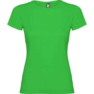JAMAICA Приталенная футболка с круглым вырезом, цвет травяной зеленый  размер S - CA66270183- Фото №1