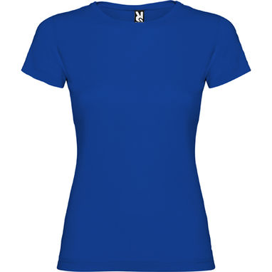JAMAICA Приталенная футболка с круглым вырезом, цвет королевский синий  размер L - CA66270305- Фото №1