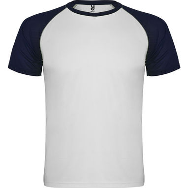 INDIANAPOLIS Спортивна футболка з коротким рукавом, колір білий, темно-синій  розмір S - CA6650010155- Фото №1