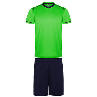 UNITED Спортивний чоловічий костюм, колір зелений флюорісцентний, світловідбиваючий  розмір M - CJ04570222255- Фото №1