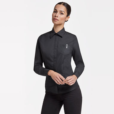 SOFIA L/S Рубашка с длинным рукавом, цвет черный  размер S - CM51610102- Фото №2