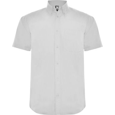 AIFOS Сорочка чоловіча з коротким рукавом та кишенею, колір білий  розмір M - CM55030201- Фото №1