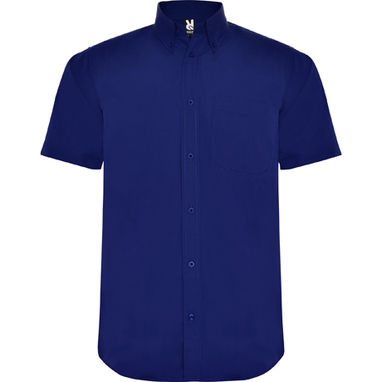 AIFOS Сорочка чоловіча з коротким рукавом та кишенею, колір небесно-блакитний  розмір M - CM55030265- Фото №1