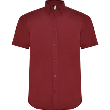 AIFOS Рубашка с коротким рукавом, цвет гранатовый  размер XXXL - CM55030657- Фото №1