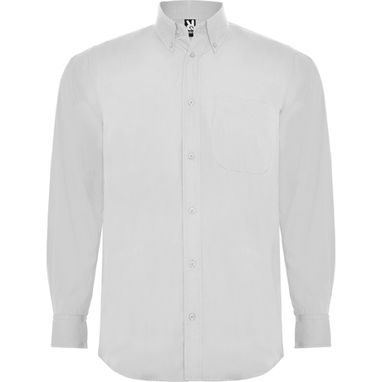 AIFOS L/S Сорочка чоловіча з довгим рукавом та кишенею, колір білий  розмір M - CM55040201- Фото №1
