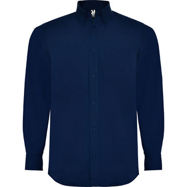 AIFOS L/S Сорочка чоловіча з довгим рукавом та кишенею, колір темно-синій  розмір XL - CM55040455- Фото №1