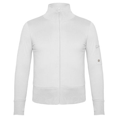 PELVOUX Куртка с высоким воротником и с застежкой молнией, цвет белый  размер M - CQ11970201- Фото №1