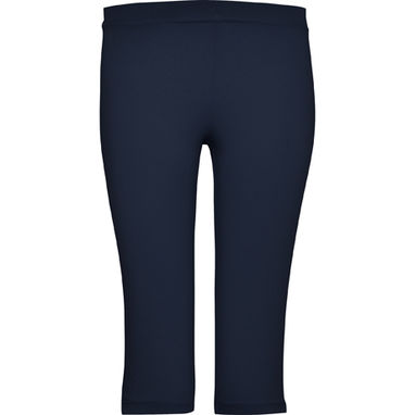 CARLA Жіночі спортивні легінси на пів-ноги з боковим розрізом та еластичним поясом, колір темно-синій  розмір M - PA03170255- Фото №1