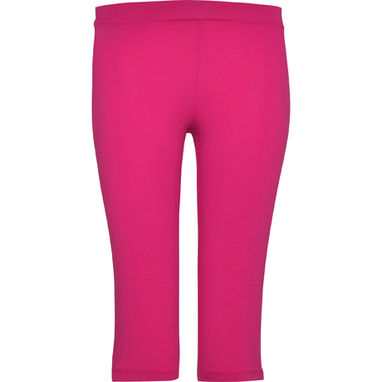CARLA Жіночі спортивні легінси на пів-ноги з боковим розрізом та еластичним поясом, колір яскраво-рожевий  розмір 4 YEARS - PA03172278- Фото №1