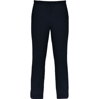 NEW ASTUN Прямі брюки з двома боковими кишенями і регулюючим еластичним поясом та шнурком, колір темно-синій  розмір S - PA11730155- Фото №1
