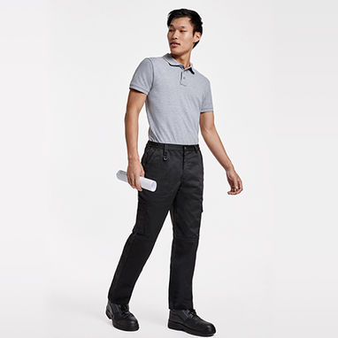 PROTECT Робочі брюки прямого крою, колір чорний  розмір 38 - PA91085502- Фото №2