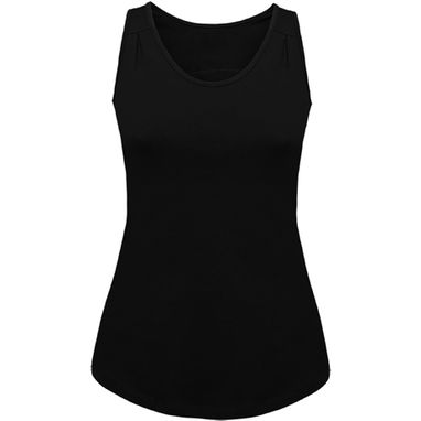 NADIA Спортивная футболка с деталями в складку на полосках, цвет черный  размер S - PD03510102- Фото №1