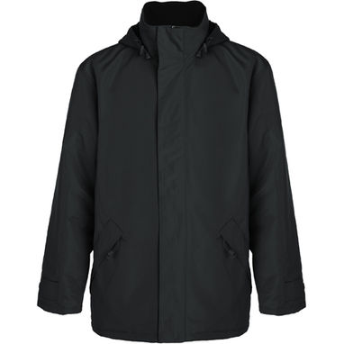 EUROPA Куртка с высоким воротником и молнией того же цвета, цвет темно-серый  размер S - PK50770146- Фото №1
