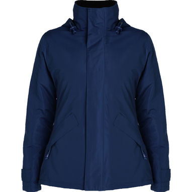 EUROPA WOMAN Куртка с высоким воротником и молнией того же цвета, цвет темно-синий  размер S - PK50780155- Фото №1
