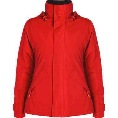 EUROPA WOMAN Куртка с высоким воротником и молнией того же цвета, цвет красный  размер S - PK50780160- Фото №1