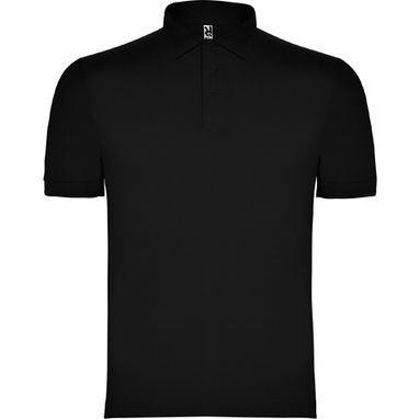PEGASO Сорочка-поло з коротким рукавом, колір чорний  розмір S - PO66030102- Фото №1