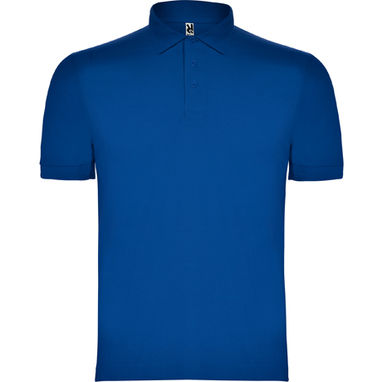 PEGASO Сорочка-поло з коротким рукавом, колір королівський синій  розмір S - PO66030105- Фото №1