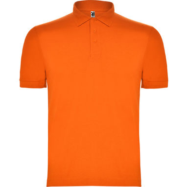 PEGASO Сорочка-поло з коротким рукавом, колір оранжевий  розмір S - PO66030131- Фото №1