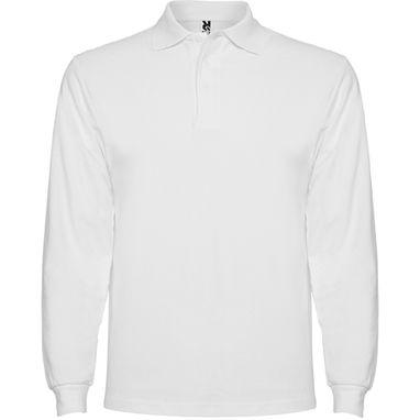 ESTRELLA L/S Сорочка-поло з довгим рукавом, колір білий  розмір S - PO66350101- Фото №1