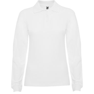 ESTRELLA WOMAN L/S Сорочка-поло з довгим рукавом, колір білий  розмір XL - PO66360401- Фото №1