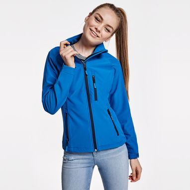 ANTARTIDA WOMAN Удобная мягкая куртка, цвет королевский синий  размер S - SS64330105- Фото №2