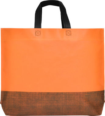 VALLEY Термозахисна сумка з шестикутною складкою в основі, колір оранжевий, чорний  розмір 44x30x10 - BO7505M113102- Фото №1