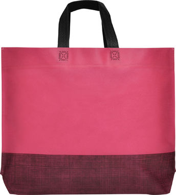 VALLEY Термозахисна сумка з шестикутною складкою в основі, колір яскраво-рожевий, чорний  розмір 44x30x10 - BO7505M117802- Фото №1