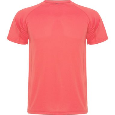 MONTECARLO Технічна футболка з коротким рукавом, колір флюорісцентний кораловий  розмір S - CA042501234- Фото №1