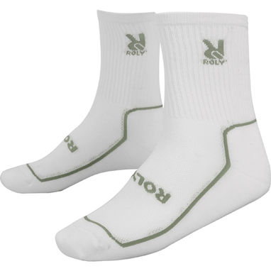 ABDEL Повітропроникні комфортні шкарпетки високої якості, колір білий, сірий меланж  розмір 1 YEAR - CE0327190158- Фото №1