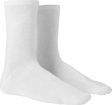 ZAZEN Шкарпетки гладкі, колір білий  розмір KID (31/34) - CE03709101- Фото №1