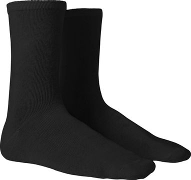ZAZEN Шкарпетки гладкі, колір чорний  розмір KID (31/34) - CE03709102- Фото №1