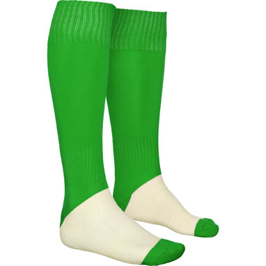 SOCCER Довговічні шкарпетки створені з тканини, колір яскраво-зелений  розмір SR (41-46) - CE049193226- Фото №1