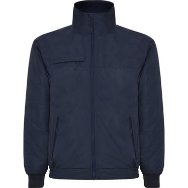 YUKON Комфортна стьогана куртка з укріпленої тканині з високим коміром, колір темно-синій  розмір S - CQ11080155- Фото №1