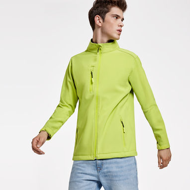 NEBRASKA Флисовая куртка двухслойная, цвет лайм  размер M - SS643602235- Фото №2