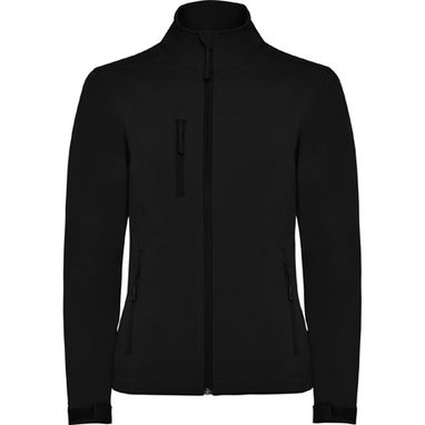NEBRASKA WOMAN Флисовая куртка двухслойная, цвет черный  размер S - SS64370102- Фото №1