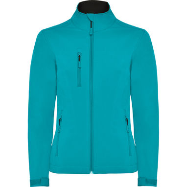 NEBRASKA WOMAN Флисовая куртка двухслойная, цвет аква  размер S - SS643701236- Фото №1