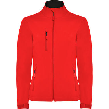 NEBRASKA WOMAN Флисовая куртка двухслойная, цвет красный  размер S - SS64370160- Фото №1