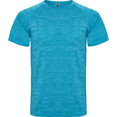 AUSTIN Спортивная футболка из полиэстерной ткани, цвет бирюзовый  размер S - CA665401246- Фото №1
