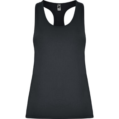 AIDA Спортивна футболка з спинкою в стилі плавця, колір графітовий  розмір S - CA665601231- Фото №1