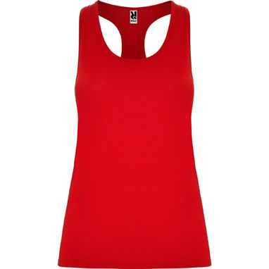 AIDA Спортивна футболка з спинкою в стилі плавця, колір червоний  розмір S - CA66560160- Фото №1