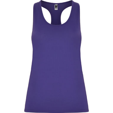 AIDA Спортивна футболка з спинкою в стилі плавця, колір пурпурний  розмір S - CA66560163- Фото №1