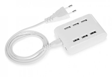 Хаб Powertech USB для зарядки до 6-ти устройств одновременно - 12365000- Фото №1